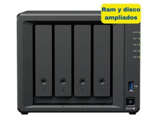 NAS SYNOLOGY DS425 PLUS 6GB 16TB